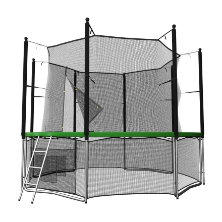 Батут UNIX line 10 ft Classic (inside) диаметр 305 см с защитной сеткой, фото 8