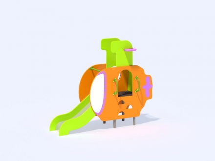 МФ 4.13 Подводная лодка с горкой Н=700 мм, фото 3