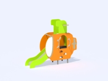 МФ 4.13 Подводная лодка с горкой Н=700 мм