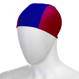 Шапочка для плавания &quot;FASHY Fabric Cap&quot;, полиамид/эластан, 3 панели, красно-синий
