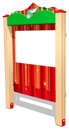 Развивающий элемент Театр РЭ010 для детской площадки, фото 2