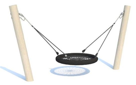 Качели Гнездо Romana 118.02.00 для детской площадки, фото 1