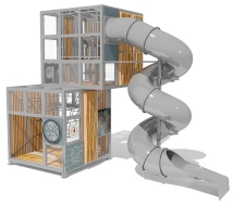 Игровой комплекс Эко Кубус VST 4504/3 для детской площадки Игровой комплекс Эко Кубус VST 4504/3 для детской площадки