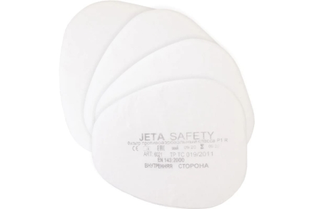 Фильтр противоаэрозольный (предфильтр) класса P1 R, 100 шт Jeta Safety 6021-box, фото 1