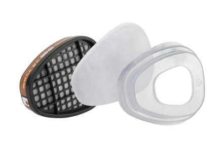 Фильтр противоаэрозольный (предфильтр) класса P1 R, 100 шт Jeta Safety 6021-box, фото 2