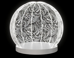 Световая фигура Снежный шар