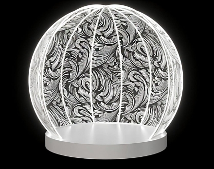 Световая фигура Снежный шар, фото 1