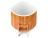 Купель CORNER 130 SMALL (термоберёза) 1