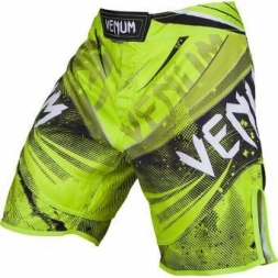 Шорты ММА Venum &quot;Galactic&quot; Fightshorts Neo Yellow, фото 1