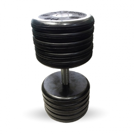 Гантель Barbell 55 кг классик с вращающейся ручкой хром, фото 1