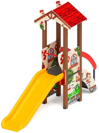 В гостях у сказки горка пластиковая Н 900 ДИК 1.05.01-22, фото 3