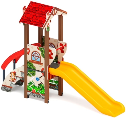 В гостях у сказки горка пластиковая Н 900 ДИК 1.05.01-22, фото 1