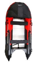 Gladiator D 450 AL PROFESSIONAL D Красно-черный моторная лодка ПВХ Алюминиевый пайол