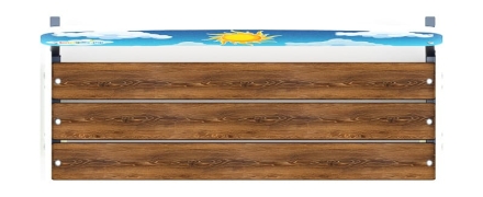 Скамейка детская Солнышко - МФ 41.01.04-И1, фото 5