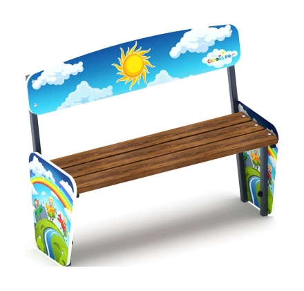 Скамейка детская Солнышко - МФ 41.01.04-И1, фото 3