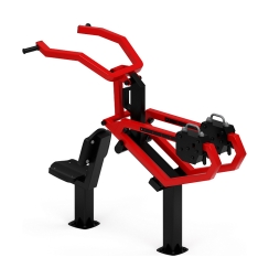 Тяга верхняя с переменной нагрузкой (красный) - Уличный тренажер - СТ 036-11, фото 1