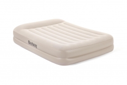 67696 Надувная кровать Tritech Airbed 203х152х42см с подголовником, встроенный электронасос, фото 1