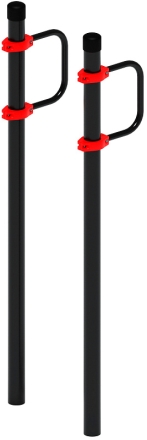 Воркаут ЛОВ 108 красный ВТ 102.08-01, фото 4