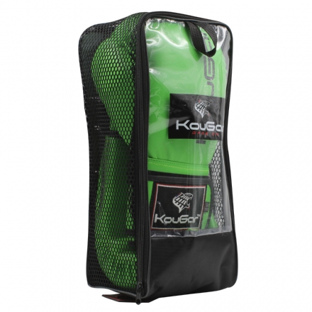 Перчатки боксерские KouGar KO500-6, 6oz, зеленый, фото 3