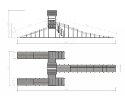 Зимняя горка TORUDA Север wood-11 (скат 11.8 м), фото 4