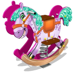 Качалка на пружине Пони У1 КЧ071 для детской площадки