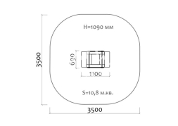 Качели-балансир на пружине Лягушка 04519 для детской площадки, фото 3