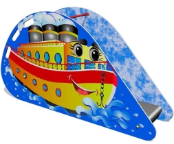 Детская горка Пароходик Г032 H=650 для игровых площадок, фото 1