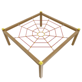 Квадратная сетка для детских игровых комплексов батут F-0252-4w, фото 1