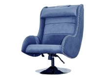 Дизайнерское массажное кресло EGO Max Comfort EG3003 Синий