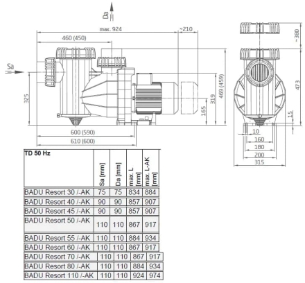 Насос с префильтром Speck Badu Resort 110, фото 3