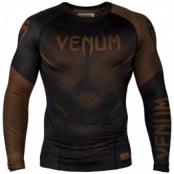 Рашгард Venum NoGi 2.0 Black/Brown L/S, фото 1