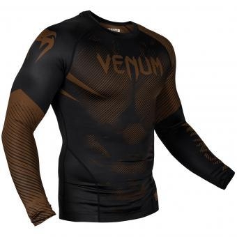 Рашгард Venum NoGi 2.0 Black/Brown L/S, фото 2