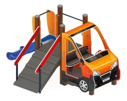 Машинка (оранжевый) тип 4 - ДИК 1.03.1.04-01 - Игровой комплекс H=750, фото 3