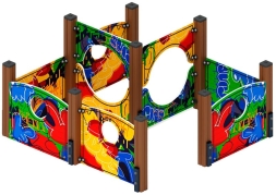 Лабиринт Кубик 1 (граффити) МФ 20.01.01-10, фото 3