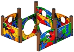 Лабиринт Кубик 1 (граффити) МФ 20.01.01-10, фото 1