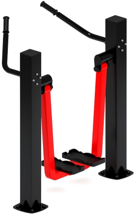 Шаговый (красный) - Уличный тренажер - СТ 005-11.И1, фото 4