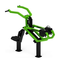 Тяга верхняя с переменной нагрузкой (зеленый) - Уличный тренажер - СТ 036-12, фото 1