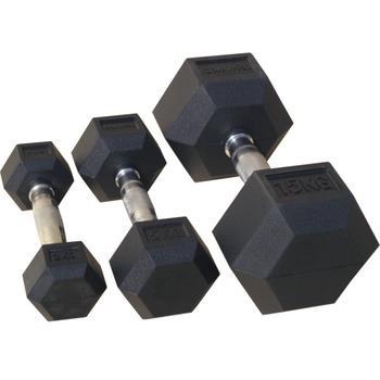 Гантель гексагональная, обрезиненная 32,5 кг. (72014-32,5) , фото 1