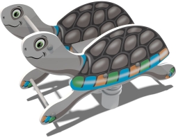 Качели на пружине Тортила КЧ044.00 для игровой детской площадки, фото 1