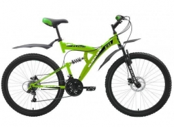 Велосипед Black One Flash (Disc) Black/Green/White 16&quot;
