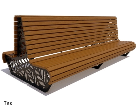 Скамейка уличная Ялта, Лиственница 3 м, фото 4