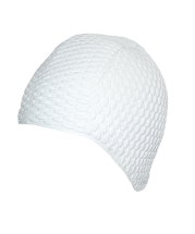 Шапочка для плавания Babble Cap 3115-10, резина, белый