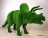 Топиари динозавр Трицератопс h=240 см - газон Есо