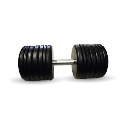 Гантель Barbell 57 кг классик с вращающейся ручкой хром, фото 1