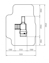 Машинка (серый) тип 4 - ДИК 1.03.1.04-02 - Игровой комплекс H=750