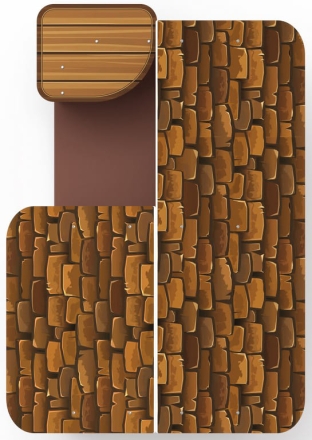 Домик с часами (Коричневый) - МФ 10.01.09-02, фото 5