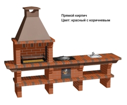 Печь Аристократ 716 S Прямоугольный кирпич красный, фото 8