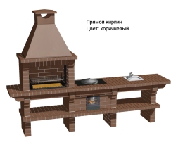 Печь Аристократ 716 S Прямоугольный кирпич красный, фото 6