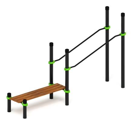 Воркаут ЛОВ 89 зеленый ВТ 101.24-02, фото 2