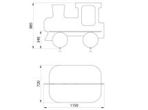 МФ 1.2011 Лавочка Паровозик Граффити